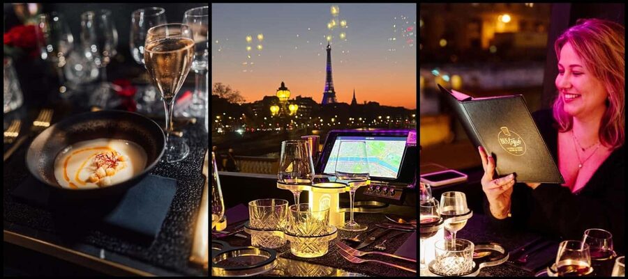 Paris: Cultural Night Bus Tour with Dinner On Board - Palais Garnier and Place Vendôme