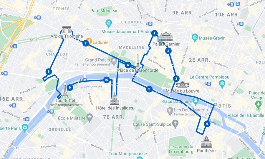 Paris: Discovery Hop-On Hop-Off and Paris by Night Tour - Montmartre, Marais, and walking tours