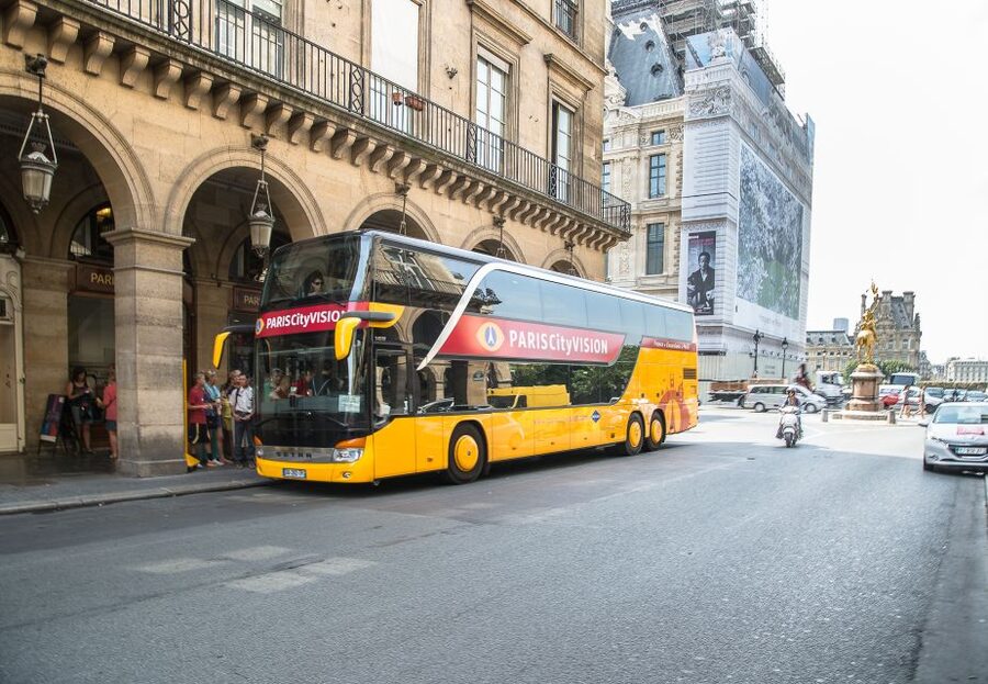 Paris: Openair Double Decker Bus Audio-Guided City Tour - Opera Garnier and the grand route into central Paris