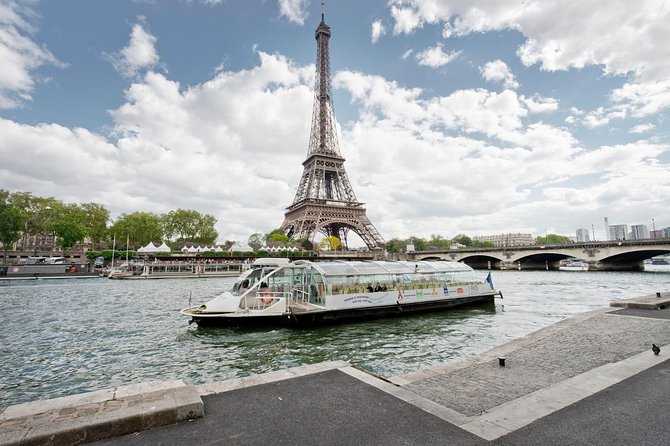 Paris Seine River Hop-On Hop-Off Sightseeing Cruise by Batobus - Paris from the Seine, without a bus window