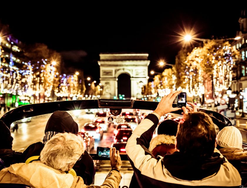 Paris: Tootbus Open-Top Christmas Bus Tour - Starting near the Opera at Boulevard des Capucines