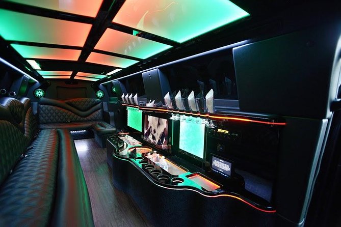 Party Bus Luxury Sprinter Limos - Drinks, ice, and the practical BYOB advantage