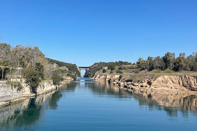 Pauls Biblical Ancient Corinth by Mini-bus - The Corinth Canal: a quick stop with a big view
