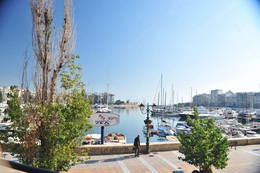 Piraeus City tour hop on hop off mini train - A simple ride from the cruise gates into Piraeus