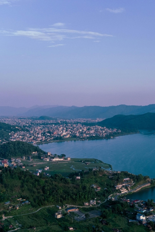 Pokhara Day Bus Sightseeing 8 points - World Peace Pagoda above Phewa Lake