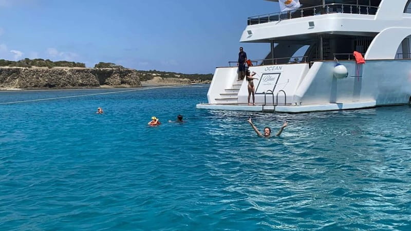 Polis: Blue Lagoon Boat Tour with bus from Paphos - Two hours around the Blue Lagoon