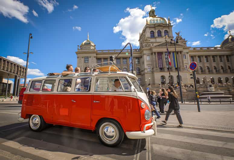 Prague: Private Sightseeing Tour in original VW Samba bus - Starting in Prague 1 with hotel pickup