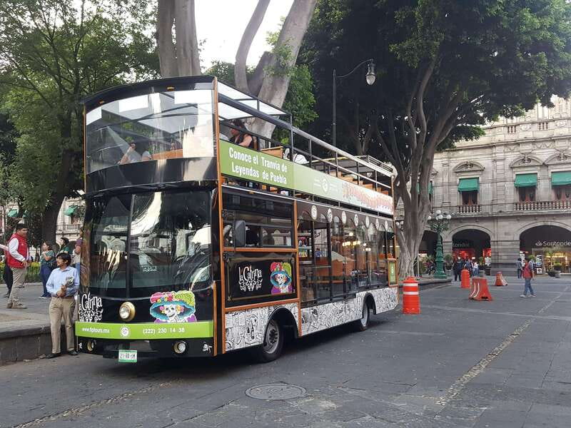 Puebla Sightseeing Tour by Double-Decker Tram - Palafoxian Library and Puebla’s bookish side