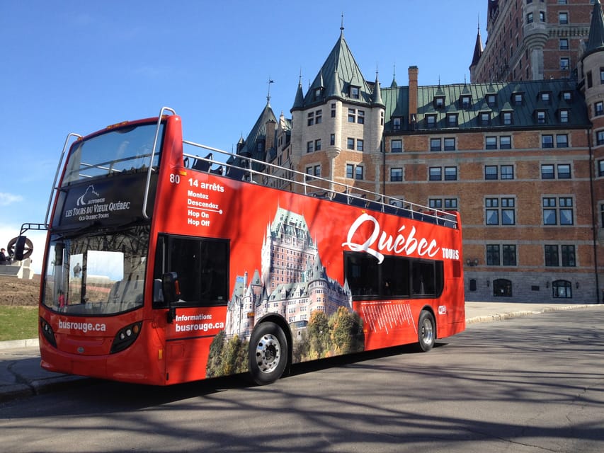 Quebec City: Hop-on Hop-off Open-Top Double Decker Bus Tour - Saint-Roch and the lower-town change of pace