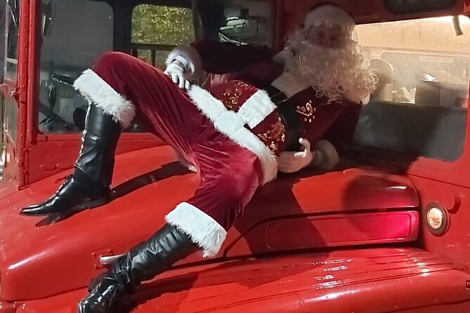 Red Bus Ride Along with Santa in Glasgow - Dinner on board, and the food question