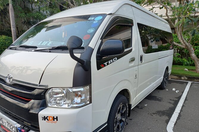 Rent Van (Mini Bus) with Driver in Sri Lanka - A private road plan from Bentota