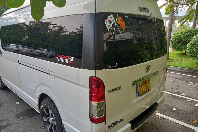 Rent Van (Mini Bus) with Driver in Sri Lanka - Air conditioning, quiet rides, and Wi-Fi
