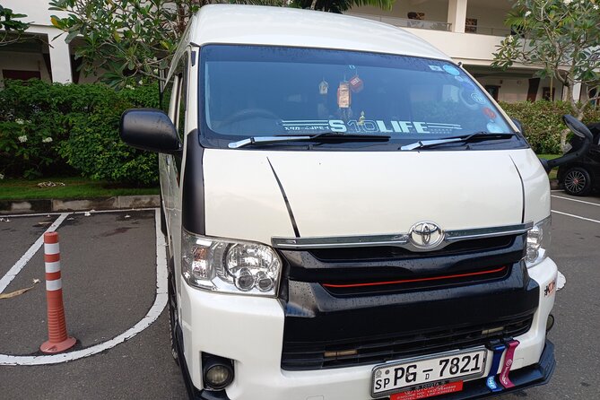 Rent Van (Mini Bus) with Driver in Sri Lanka - Expressways and parking are already covered