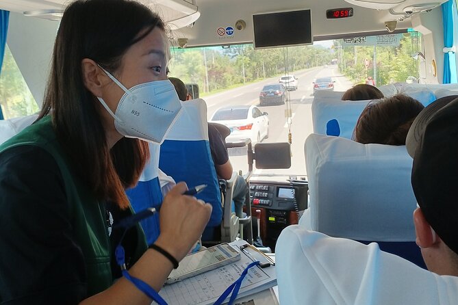 Return Bus to Badaling Great Wall - Returning through Beijing’s Olympic area