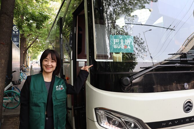 Return Bus to Mutianyu Great Wall - Returning near the National Stadium