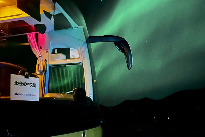 Reykjavik: Northern Lights Comfort Coach with Surprise - Leaving Reykjavik in a heated coach