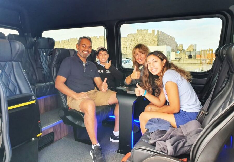 Rhodes Town and Lindos: Private Minibus Tour - The eastern road to Lindos
