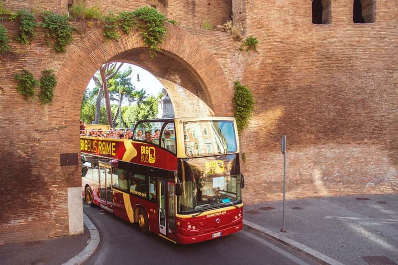 Rome: Big Bus Hop-on, Hop-off Open-Top Sightseeing Tour - Seating, weather, and accessibility