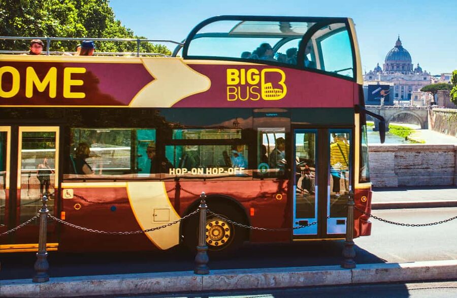 Rome: BigBus&RomeBoat Hop-On Hop-Off Bus and Boat Combo - The Vatican stop and Castel Sant’Angelo