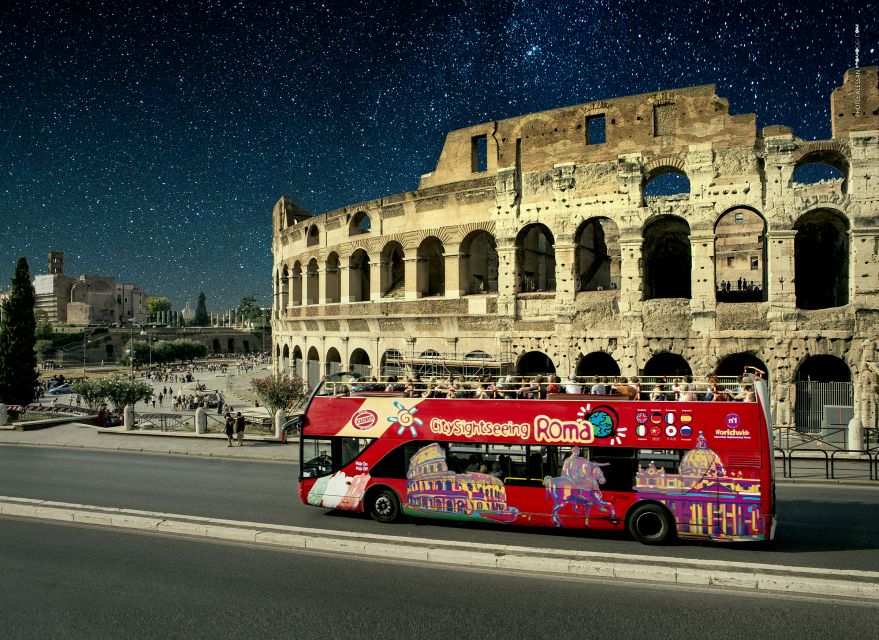 Rome: City Highlights Open-Top Bus Night Tour - FAQ