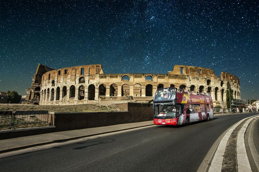 Rome: City Highlights Open-Top Bus Night Tour - Timing, queues, and the 21:00 departure
