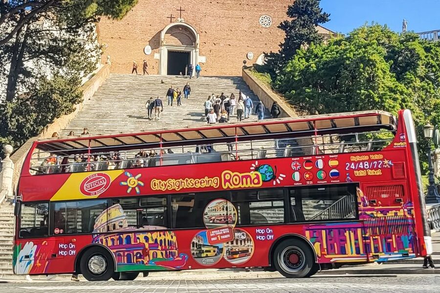 Rome: City Sightseeing Hop-on Hop-off Bus with Audioguide - Piazza Navona and the heart of central Rome