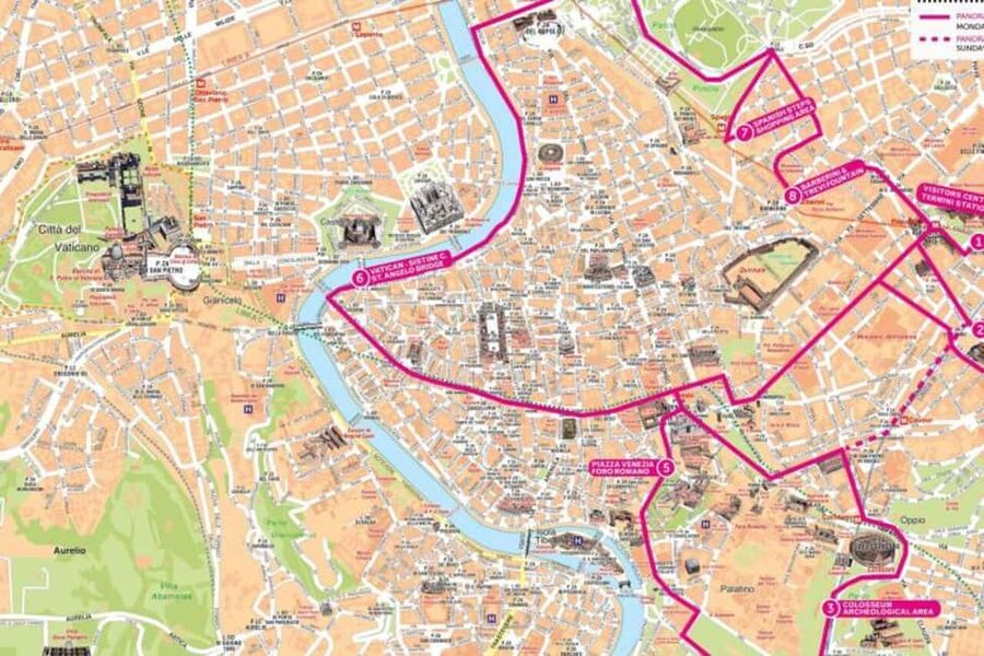Rome: Freedom to Explore with Hop-On Hop-Off Bus Pass - Start at Termini or another convenient stop