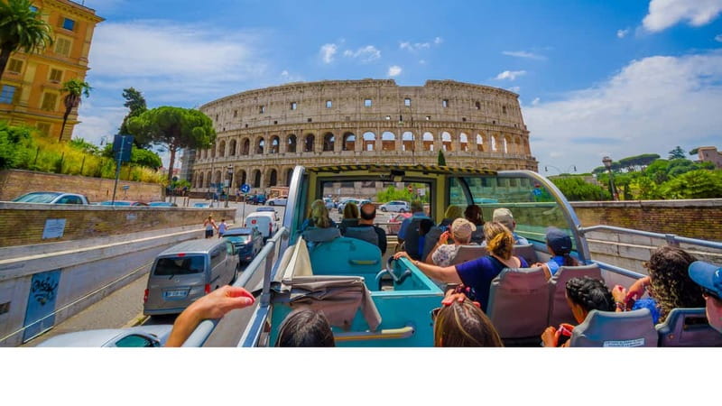 Rome: Hop-on Hop-off Bus and Colosseum, Ancient Rome Tour - Starting at Termini and reading the bus route