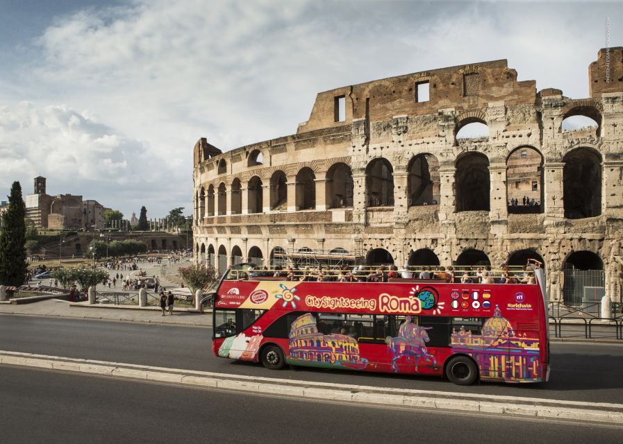 Rome: Hop-On Hop-Off Bus, Roman Forum & Colosseum Tour - Key points to know before booking