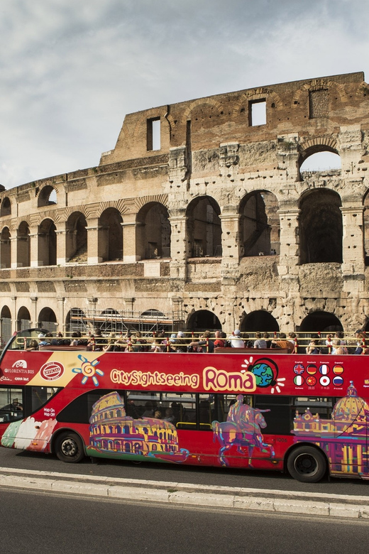 Rome: Hop-on Hop-off Bus Tour and Colosseum Experience - The eight-stop route, from Santa Maria Maggiore to Piazza Barberini