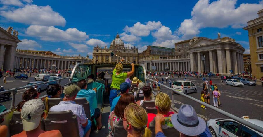 Rome: Hop-on-Hop-off Bus with Vatican and Sistine Chapel - Entering the Vatican Museums with reserved access
