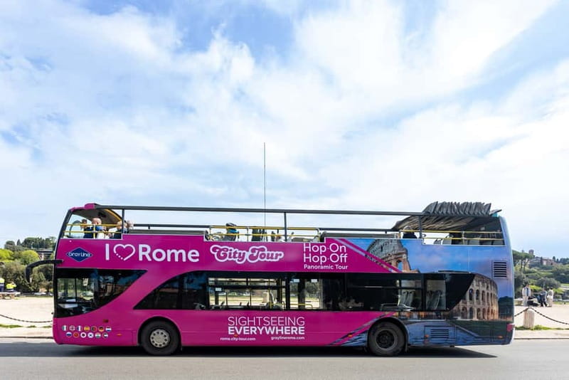Rome: Hop-on Hop-off Sightseeing Bus Tour with Audioguide - Timing, frequency, and the one-day value