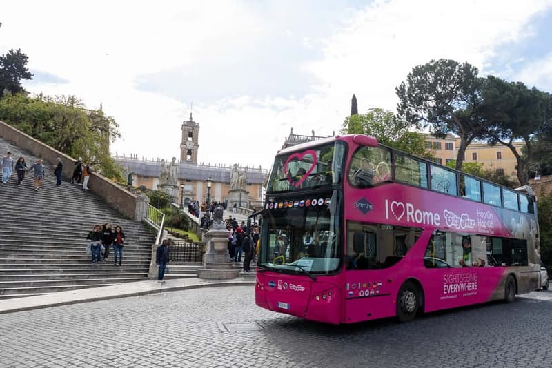 Rome: Hop-on Hop-off Sightseeing Bus Tour with Audioguide - Barberini, Trevi Fountain, and Piazza Navona