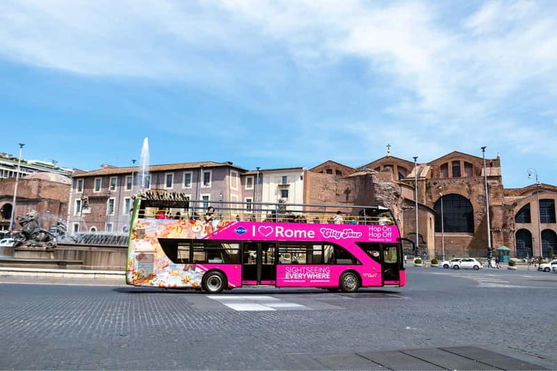 Rome: Hop-on Hop-off Sightseeing Bus Tour with Audioguide - Audio commentary, guides, and the ride itself