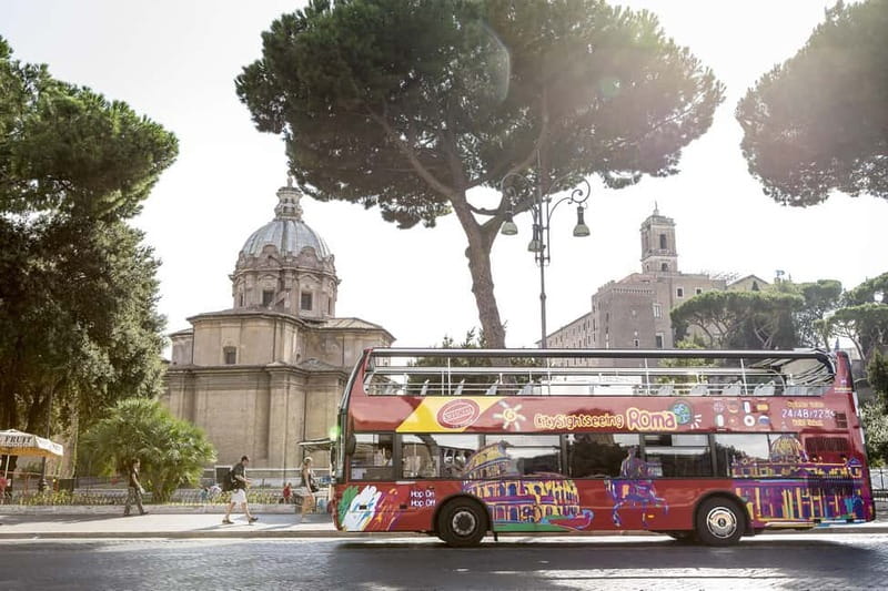 Rome Hop On Hop Off Tour from Civitavecchia by Train - What you can see from the hop-on hop-off route