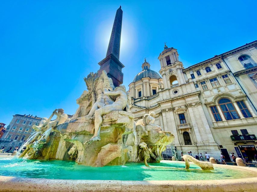 Rome Squares and Fountains Tour & River Boat Hop On Hop Off - Starting above Rome at Trinità dei Monti