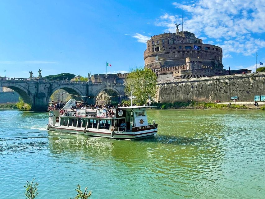 Rome Squares and Fountains Tour & River Boat Hop On Hop Off - Ponte Sant’Angelo and the end of the walk