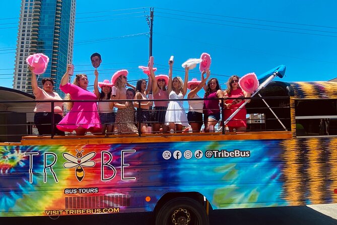 Roofless Party Bus Tour in Downtown Austin - How the $415 group price adds up