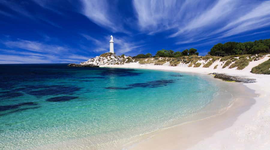 Rottnest Island: Grand Bus and Train Tour with Lunch - Jeannies Lookout and the island’s coastal views