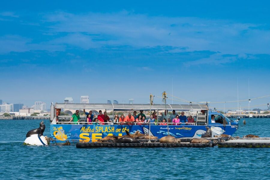 San Diego: SEAL City Tour by Amphibious Bus - The splash into San Diego Bay