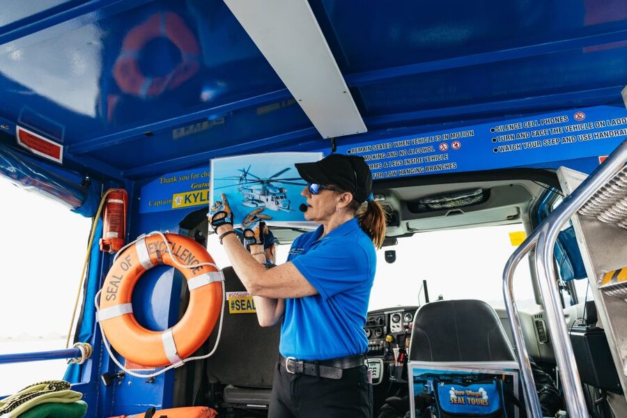 San Diego: SEAL City Tour by Amphibious Bus - Shelter Island and the harbor wildlife