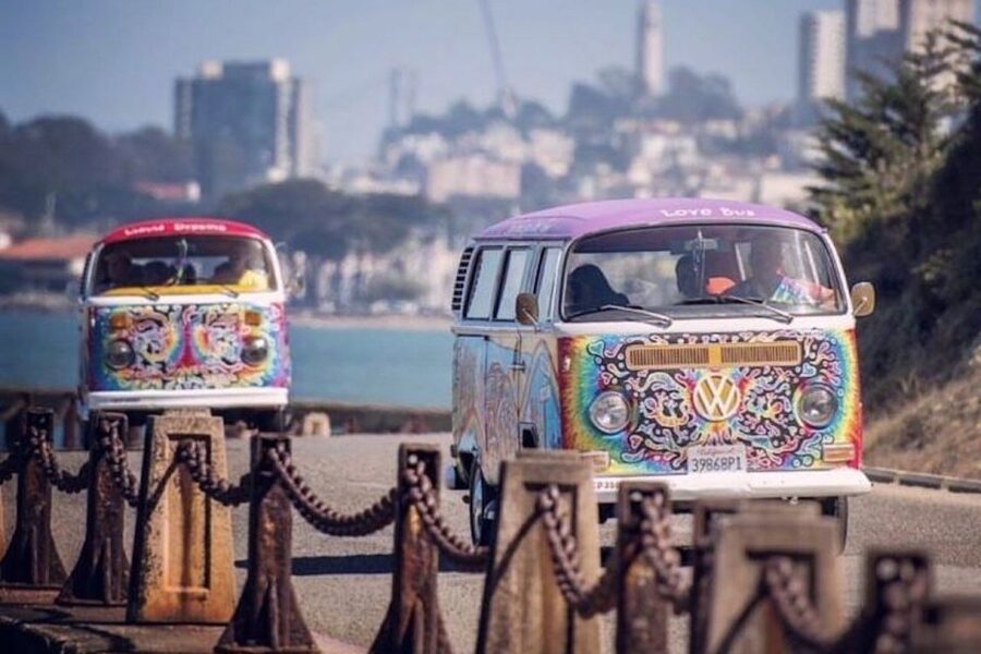 San Francisco: City Sightseeing Tour on Hippie Bus - The iconic San Francisco skyline view