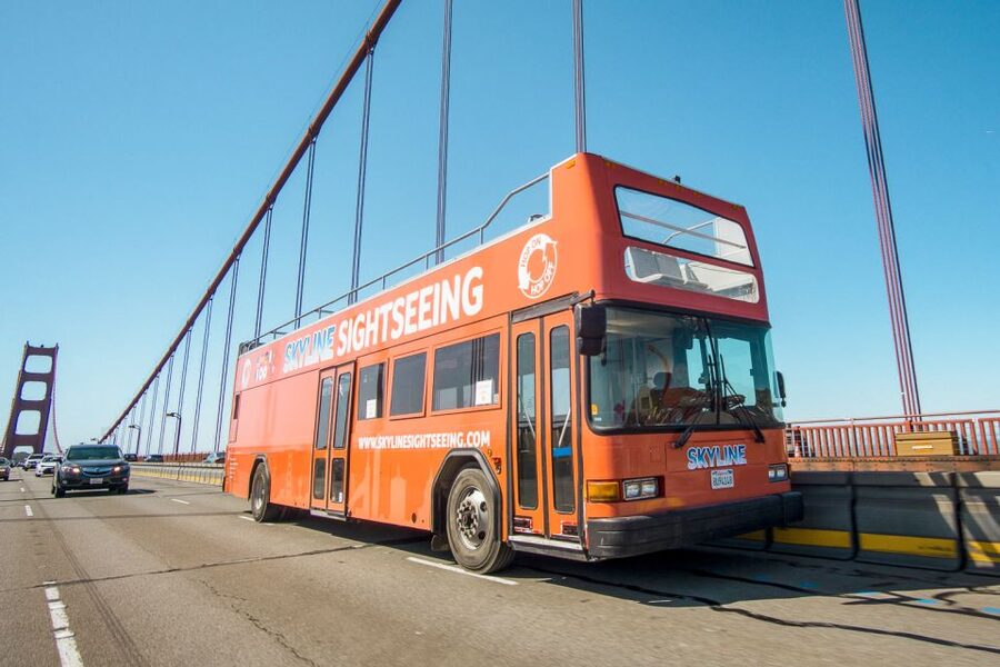 San Francisco: Hop-On Hop-Off Bus with Ferry & Alcatraz Tour - Golden Gate Bridge and North Vista Point