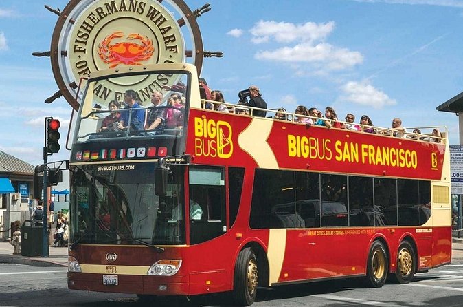 San Francisco Hop-On Hop-Off Open Top Bus Tour (Essential) 24Hour - Palace of Fine Arts, Cow Hollow, and Lombard Street