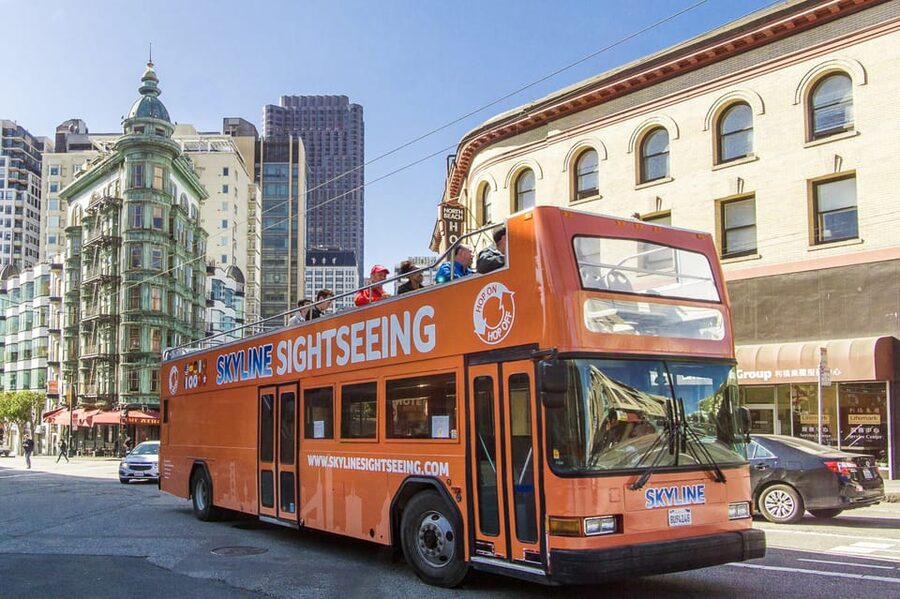 San Francisco: Hop-On Hop-Off Tour with Optional Night Tour - Palace of Fine Arts and the Presidio