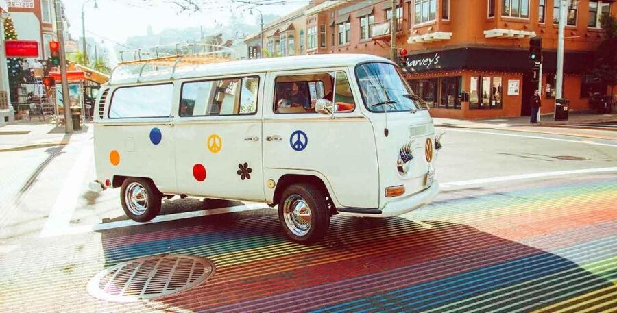 San Francisco: Small-Group City Tour by Vintage VW Bus - Painted Ladies and the city’s postcard side