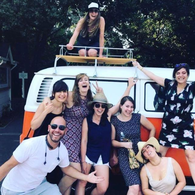 San Fransisco: Vintage VW Bus Wine Country Tour Small Group - First winery: start with tasting-room time