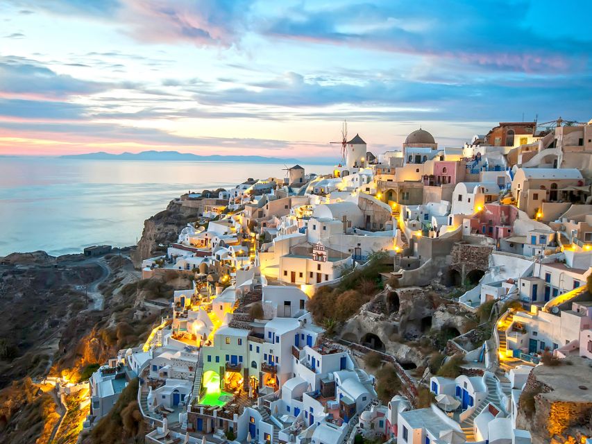 Santorini 2-Day Combo: Volcano Boat Cruise & Island Bus Tour - Palea Kameni and the short swim to the hot springs