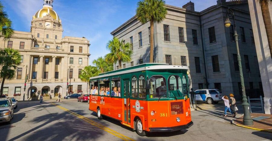 Savannah: Old Town Hop-On Hop-Off Trolley Tour - The 15-stop route, from the Visitor Center to the river