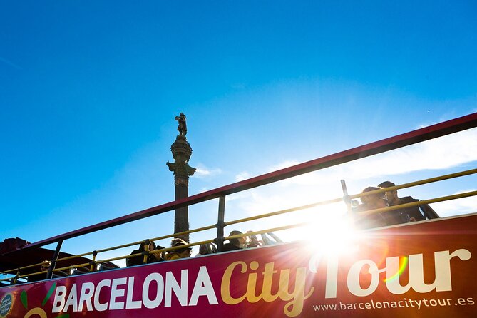 Shore Excursion: Barcelona City Tour Hop-On Hop-Off - The open-top bus, audio, and weather